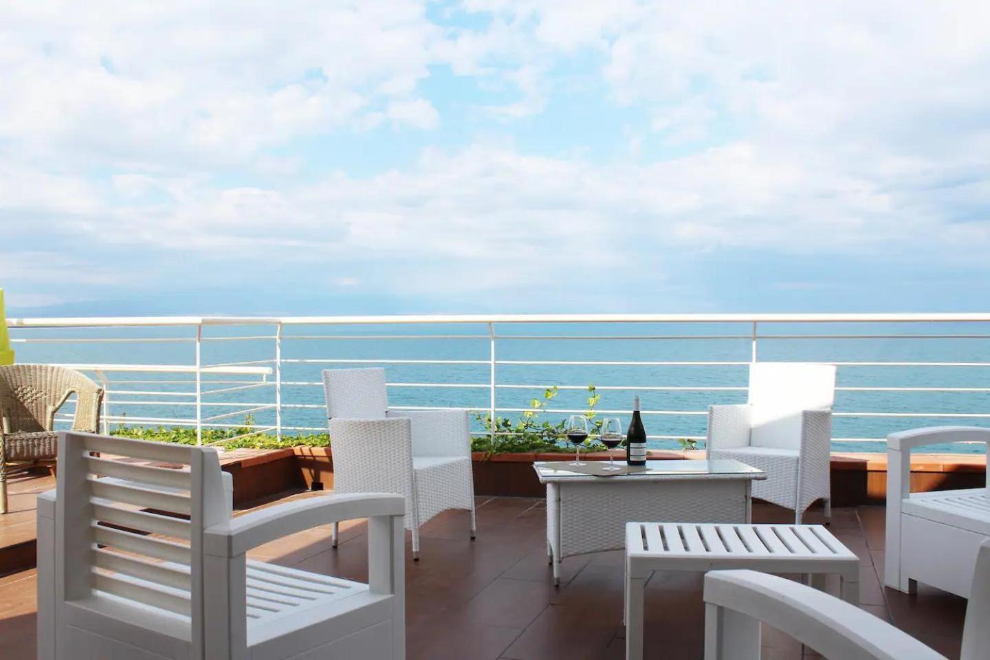 Terrazza Sul Mare Villa Agnone Bagni Bagian luar foto