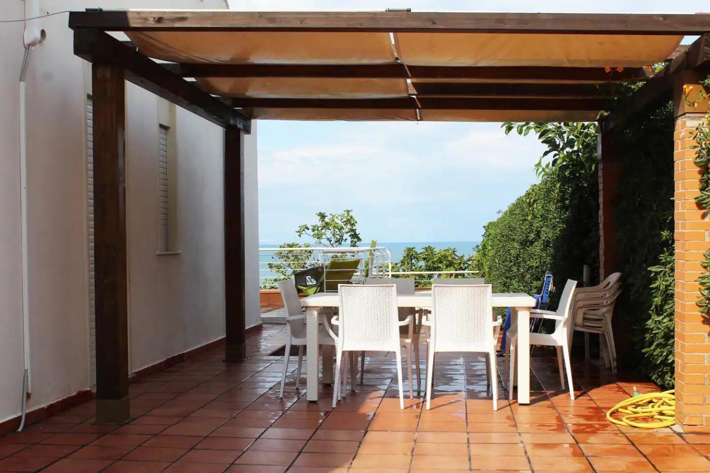 Terrazza Sul Mare Villa Agnone Bagni Bagian luar foto