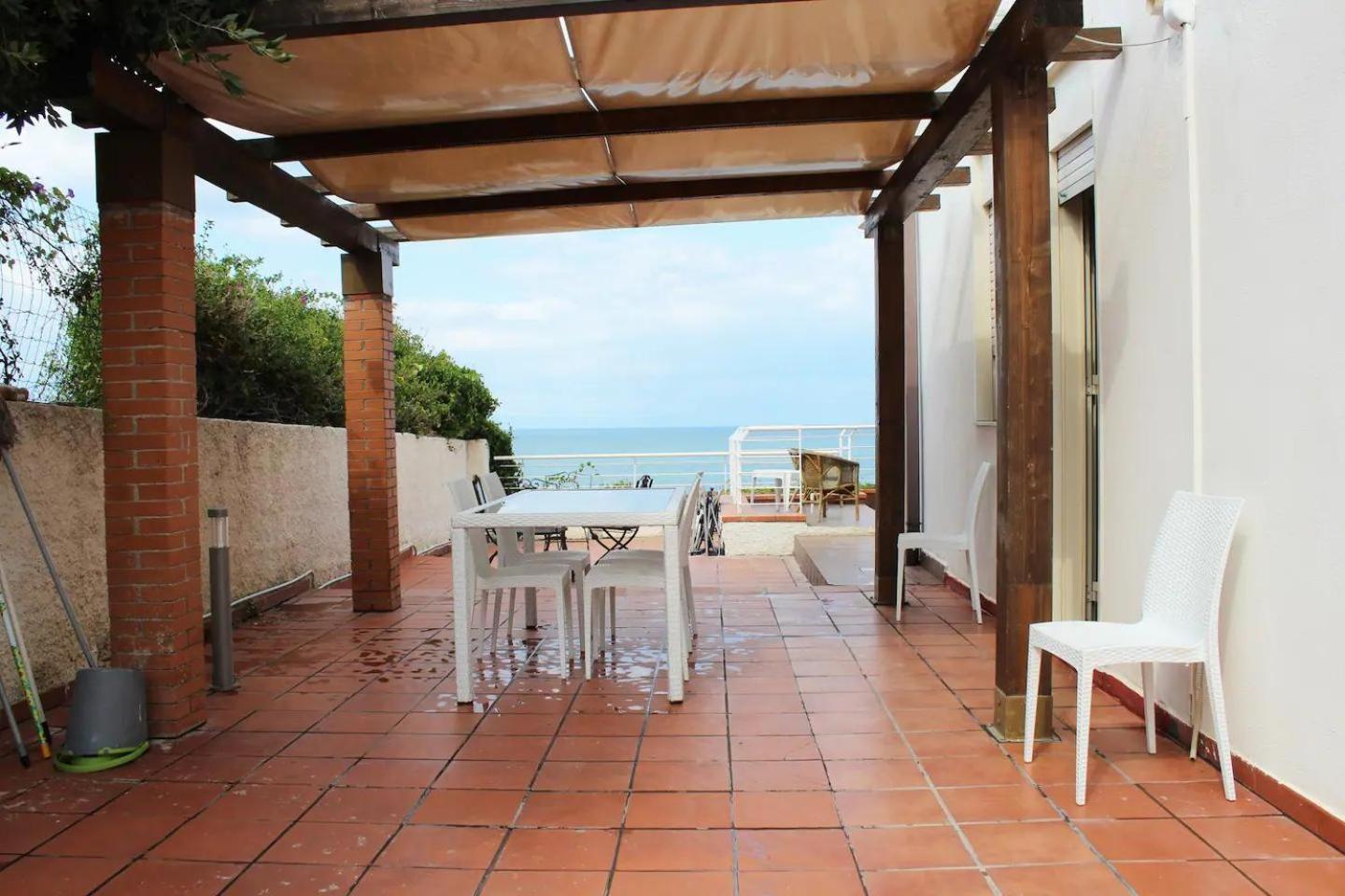 Terrazza Sul Mare Villa Agnone Bagni Bagian luar foto